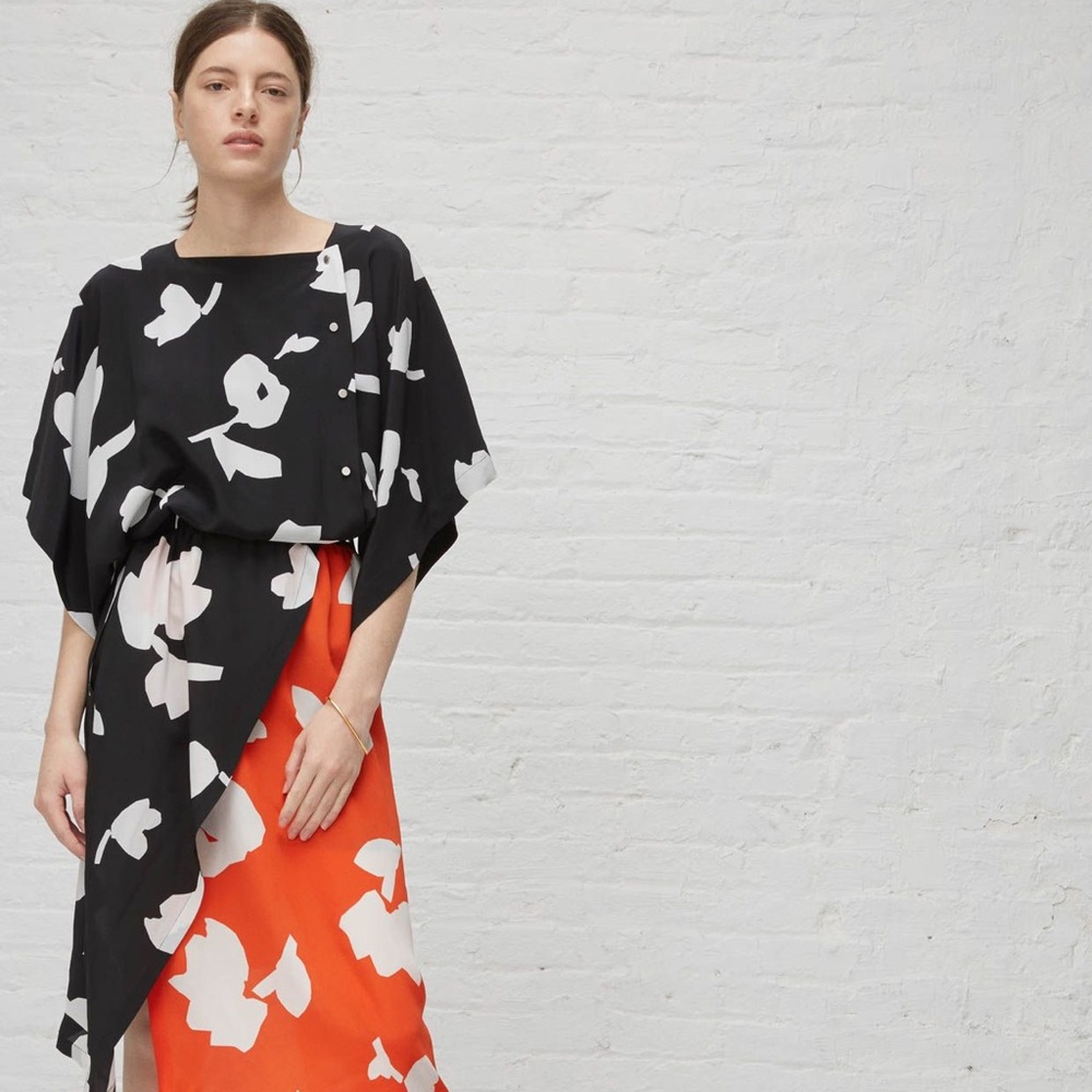 Nehera asymmetric floral dress size 36